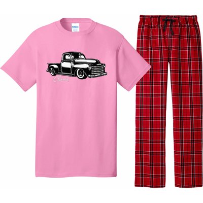 1950S Truck Classic Design Pajama Set