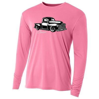 1950S Truck Classic Design Cooling Performance Long Sleeve Crew