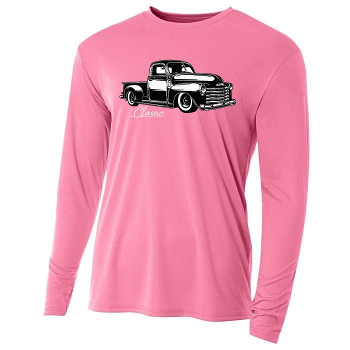 1950S Truck Classic Design Cooling Performance Long Sleeve Crew