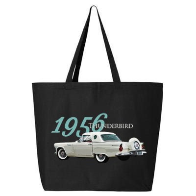 1956 Thunderbird Classic American Sports Car 1950s 25L Jumbo Tote