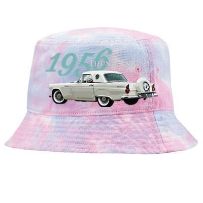 1956 Thunderbird Classic American Sports Car 1950s Tie-Dyed Bucket Hat