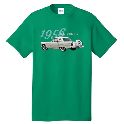 1956 Thunderbird Classic American Sports Car 1950s Tall T-Shirt