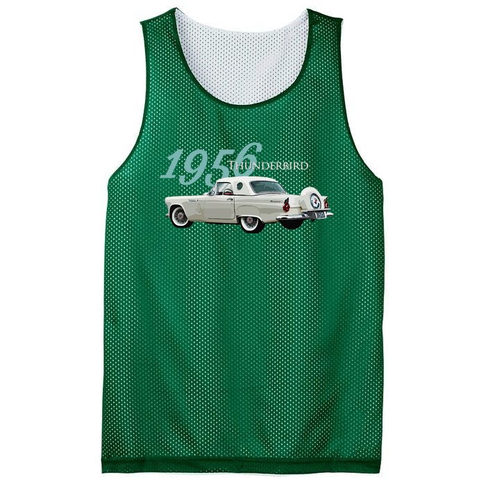 1956 Thunderbird Classic American Sports Car 1950s Mesh Reversible Basketball Jersey Tank