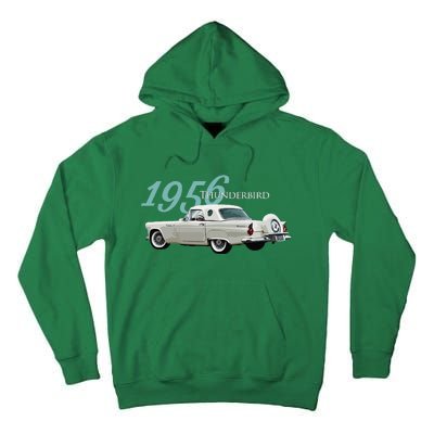 1956 Thunderbird Classic American Sports Car 1950s Tall Hoodie