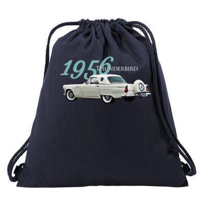 1956 Thunderbird Classic American Sports Car 1950s Drawstring Bag