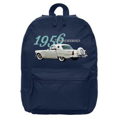 1956 Thunderbird Classic American Sports Car 1950s 16 in Basic Backpack