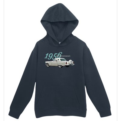 1956 Thunderbird Classic American Sports Car 1950s Urban Pullover Hoodie