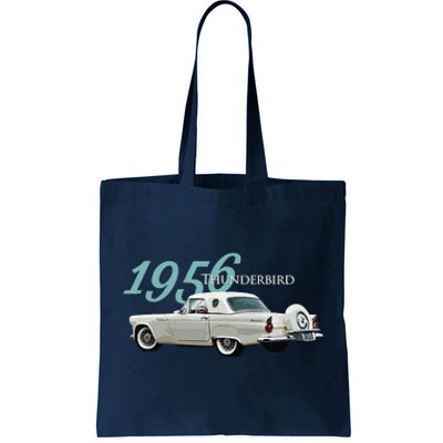 1956 Thunderbird Classic American Sports Car 1950s Tote Bag