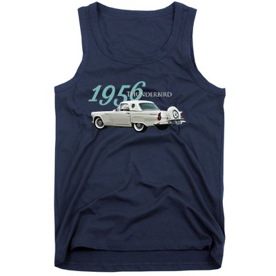 1956 Thunderbird Classic American Sports Car 1950s Tank Top