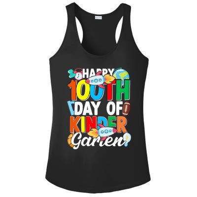 100 Th Day Of Kindergarten 100 Days Of School Gift Ladies PosiCharge Competitor Racerback Tank