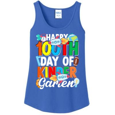 100 Th Day Of Kindergarten 100 Days Of School Gift Ladies Essential Tank