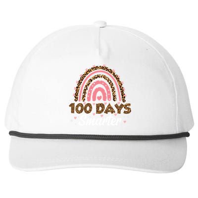 100 Th Days Smarter 100 Days Of School Gift Snapback Five-Panel Rope Hat