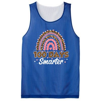 100 Th Days Smarter 100 Days Of School Gift Mesh Reversible Basketball Jersey Tank