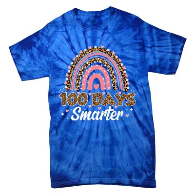 100 Th Days Smarter 100 Days Of School Gift Tie-Dye T-Shirt