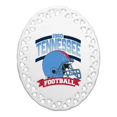 1960 Tennessee Football Team Supporter Ceramic Oval Ornament