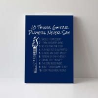 10 Things Guitar Players Never Say Funny Electric Guitar Canvas