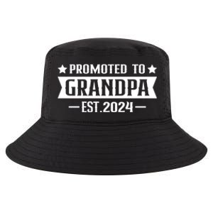 1st Time Grandpa Est 2024 Gift New First Time Grandpa 2024 Funny Gift Cool Comfort Performance Bucket Hat