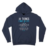 10 Things I Want In My Life Cars More Cars Car Hoodie