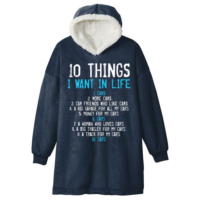 10 Things I Want In My Life Cars More Cars Car Hooded Wearable Blanket