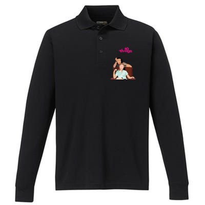 10 Things I Hate About You Performance Long Sleeve Polo