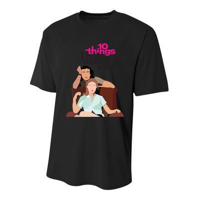 10 Things I Hate About You Youth Performance Sprint T-Shirt