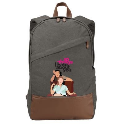 10 Things I Hate About You Cotton Canvas Backpack