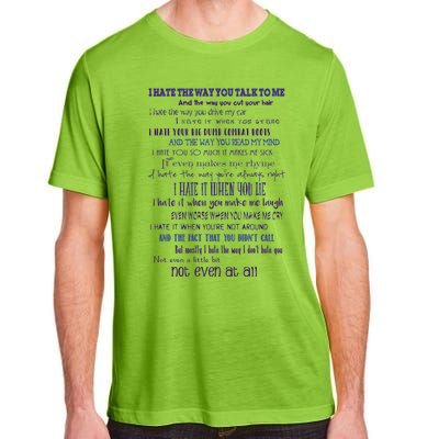 10 Things I Hate About You 1 Adult ChromaSoft Performance T-Shirt