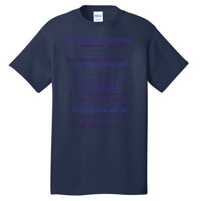 10 Things I Hate About You 1 Tall T-Shirt