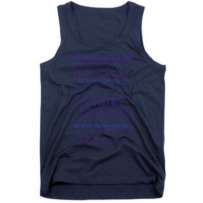 10 Things I Hate About You 1 Tank Top