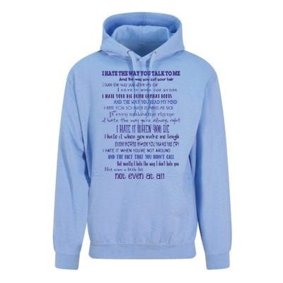 10 Things I Hate About You 1 Unisex Surf Hoodie