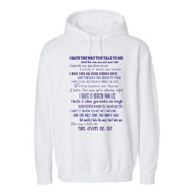 10 Things I Hate About You 1 Garment-Dyed Fleece Hoodie