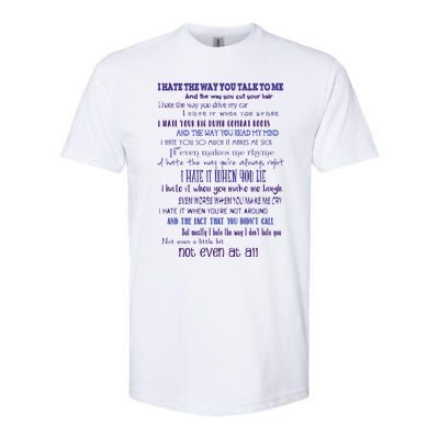 10 Things I Hate About You 1 Softstyle® CVC T-Shirt