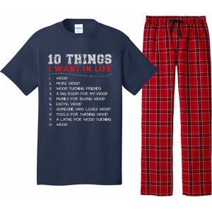 10 Things I Want In Life Wood More Wood Turning Woodworking Pajama Set