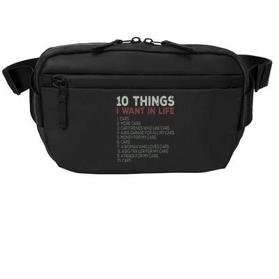 10 Things I Want In My Life Cars More Cars Car Crossbody Pack