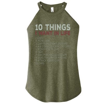 10 Things I Want In My Life Cars More Cars Car Women's Perfect Tri Rocker Tank