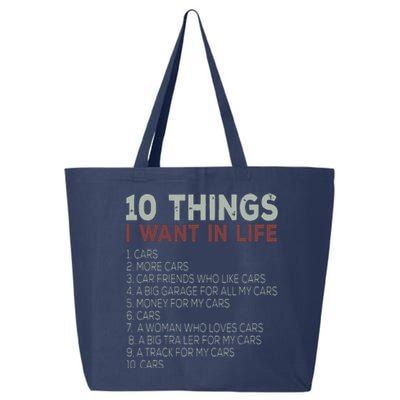 10 Things I Want In My Life Cars More Cars Car 25L Jumbo Tote