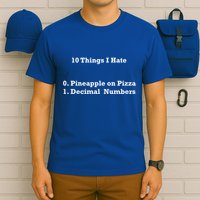 10 Things I Hate Funny Binary And Pineapple Cute Gift T-Shirt