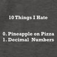 10 Things I Hate Funny Binary And Pineapple Cute Gift Vector Backpack