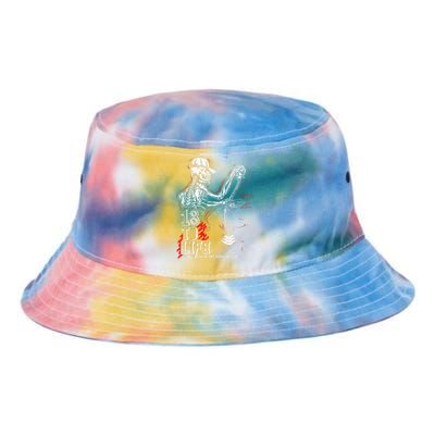 18 To Life Driving And Surviving Skeleton Tie Dye Newport Bucket Hat