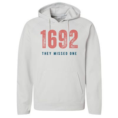 1692 They Missed One Performance Fleece Hoodie