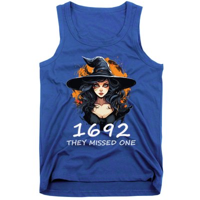 1692 They Missed One Funny Salem Halloween Cute Gift Tank Top