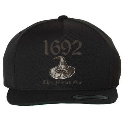 1692 They Missed One Halloween Feminist Witch Trials Wool Snapback Cap