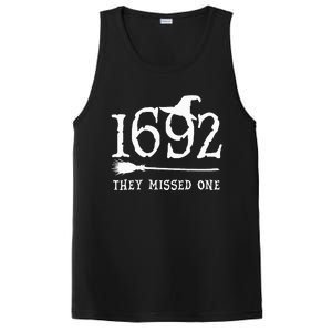 1692 They Missed One Halloween Feminist Witch Trials PosiCharge Competitor Tank