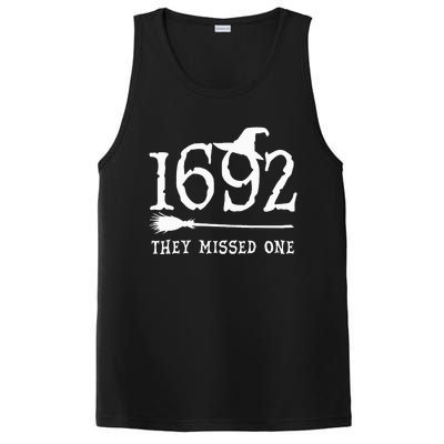 1692 They Missed One Halloween Feminist Witch Trials PosiCharge Competitor Tank