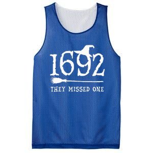 1692 They Missed One Halloween Feminist Witch Trials Mesh Reversible Basketball Jersey Tank