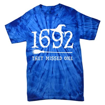 1692 They Missed One Halloween Feminist Witch Trials Tie-Dye T-Shirt