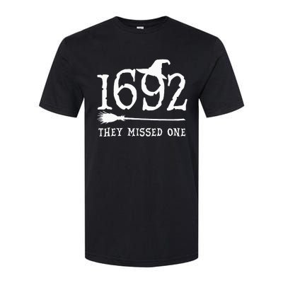 1692 They Missed One Halloween Feminist Witch Trials Softstyle CVC T-Shirt