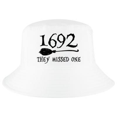 1692 They Missed One Halloween Feminist Witch Trials Cool Comfort Performance Bucket Hat