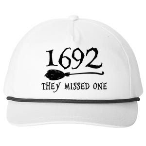 1692 They Missed One Halloween Feminist Witch Trials Snapback Five-Panel Rope Hat