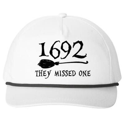 1692 They Missed One Halloween Feminist Witch Trials Snapback Five-Panel Rope Hat